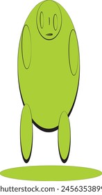 turtle with a smile cartoon art