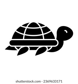Turtle solid icon. Animal vector illustration isolated on white. Tortoise glyph style design, designed for web and app. Eps 10