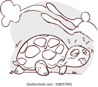 turtle and  speed rabbit