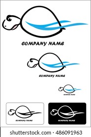 turtle speed,power, energy, technology logo