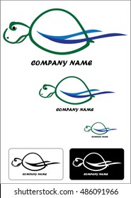 turtle speed,power, energy, technology logo
