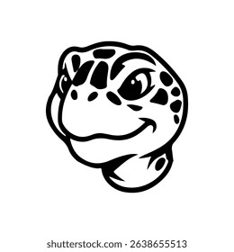 Turtle sport team or club mascot. Design element for logo, label, emblem, sign. Vector illustration.