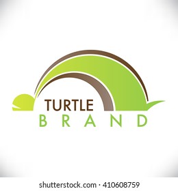 turtle symbol with green and brown color