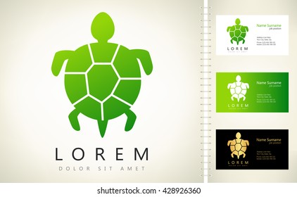 Turtle symbol vector