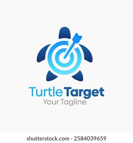 Turtle Target Logo Design Template. Good for Business, Agency, Community and Organization