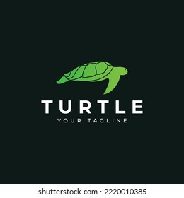 Turtle, Tortoise, Element concept logo