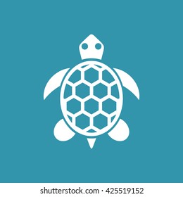 Turtle or Tortoise Icon. Eps-10.
