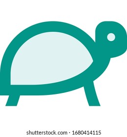 Tortuga, tortuga, reptil - icono vectorial