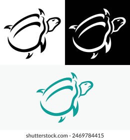 Turtle Tortoise Sea Nature Logo