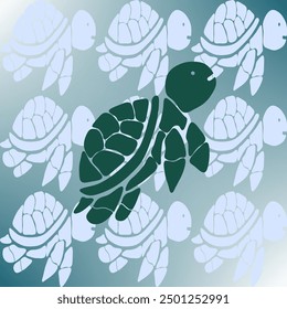 turtle tortoise stencil art animal cartoon stencil  abstract seamless geometric graphic watercolor pastel  artwork deoration vector ethnic simple template wallpaper print fabric pattern doodle batik 