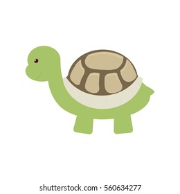 turtle toy pet funny icon vector illustration eps 10