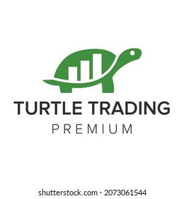 turtle trading logo icon vector template