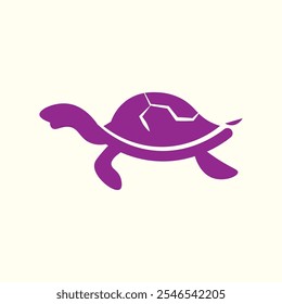 Turtle trendy artwork pretty abstract vector illustration colorful applied design.eps