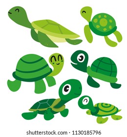 turtle vector collection design