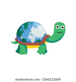 Turtle vector colorful stickers Icon Design illustration. EPS 10 File