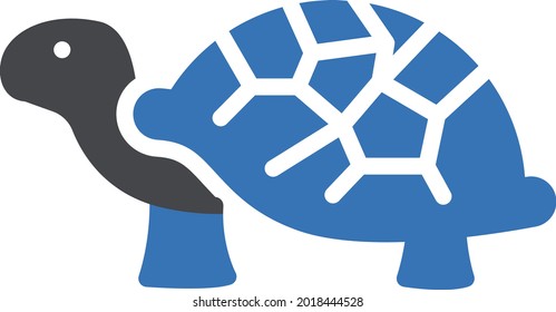 turtle vector glyph colour icon