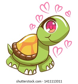 turtle vector graphic clipart design