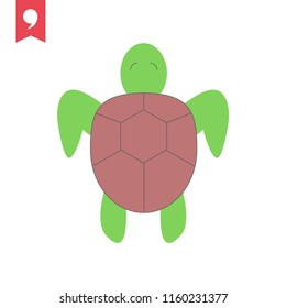 Turtle vector icon