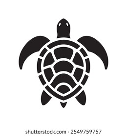 Turtle vector icon isolated on white background