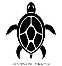 Turtle vector illustration design , turtle art design 
