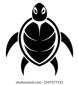 Turtle vector illustration design , turtle art design 
