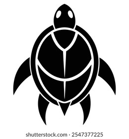 Turtle vector illustration design , turtle art design 
