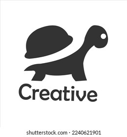 turtle vector logo design creative