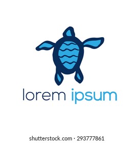 Turtle vector logo (icon, sign, symbol)