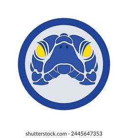 Turtle Vector Mascot Logo Illustration, Simple modren logo.