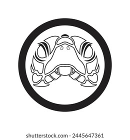 Turtle Vector Mascot Logo Illustration, Simple modren logo.