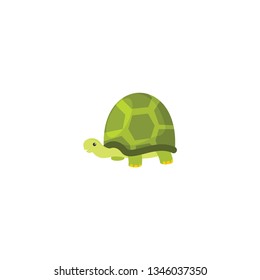 Turtle vector on a white background