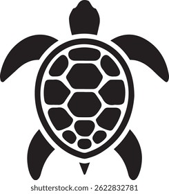 turtle vector silhouette simple animal design black turtle clipart marine creature turtle icon