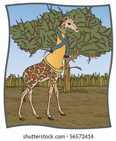 Turtleneck Giraffe - Click on my portfolio for more images in this series