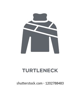 Turtleneck icon. Turtleneck design concept from Clothes collection. Simple element vector illustration on white background.