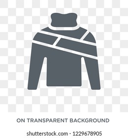 Turtleneck icon. Turtleneck design concept from Clothes collection. Simple element vector illustration on transparent background.