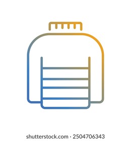 Turtleneck icon vector stock illustration