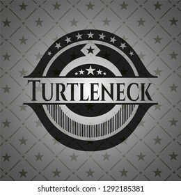 Turtleneck realistic black emblem