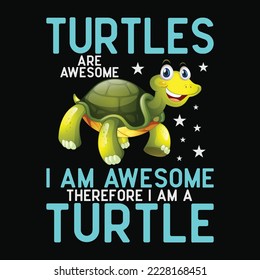 Turtles Are Awesome I'm Awesome I'm A Sea Turtle Beach