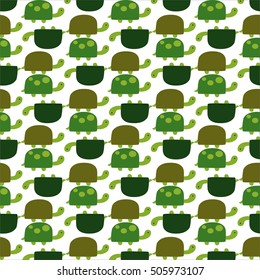 Turtles pattern - Vector