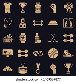 Tussle icons set. Simple set of 25 tussle vector icons for web for any design