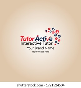 Tutor Education Logo, Online Tutor Educational And Training Logo Design