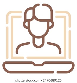 Tutor icon for web, app, infographic, etc