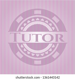 Tutor pink emblem