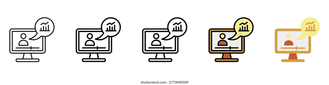 Tutorial Icon With Differences and Colors Style Illustration
