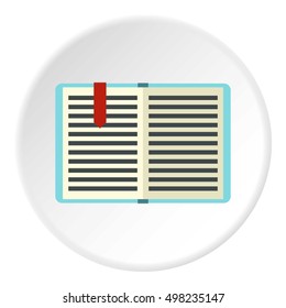 Tutorial icon. Flat illustration of tutorial vector icon for web