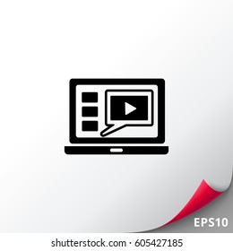 Tutorial on Laptop Screen Icon