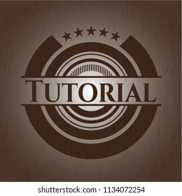Tutorial wooden signboards