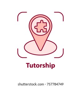 Tutorship vector icon