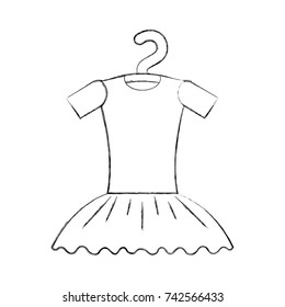 tutu ballet on the hanger costume