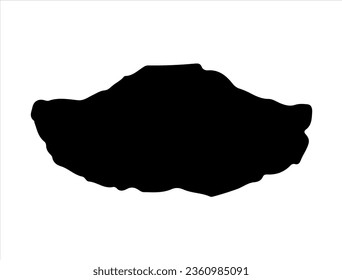 Tutu silhouette vector art white background